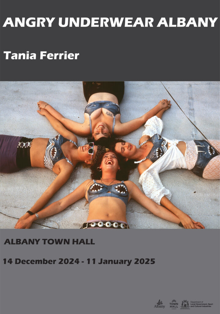 Angry Underwear Albany Tania Ferrier Albany Town Hall 14 December 2024 - 11 January 2025